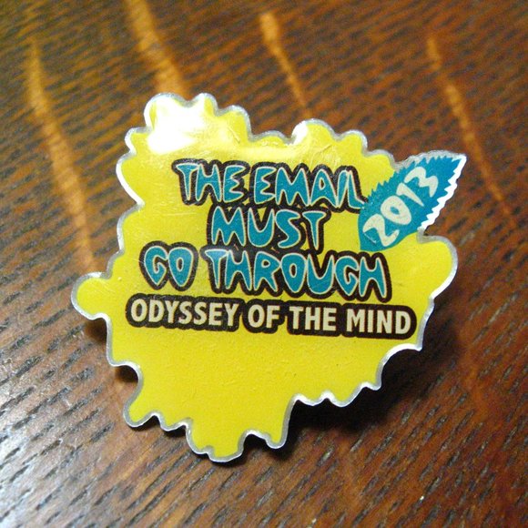Odyssey Of The Mind 2014 Competition Lapel Pin - Picture 2 of 4